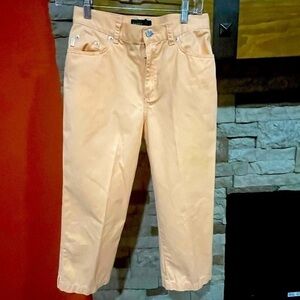 Ralph Lauren Peach Capri Cotton Jeans